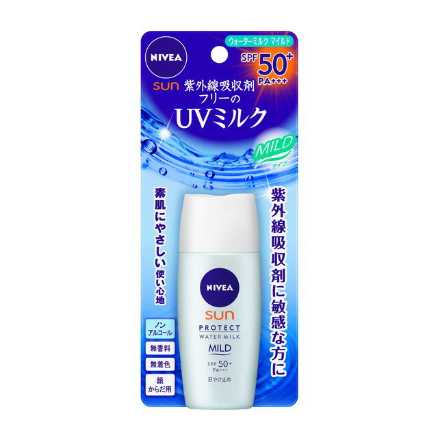 ニベアUV 日焼け止め ニベアサン PウォーターミルクマイルドSPF50＋ 30ml