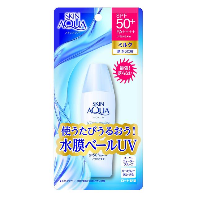 スキンアクア 日焼け止め ロート製薬 スキンアクア スーパーモイスチャーミルク 40ml