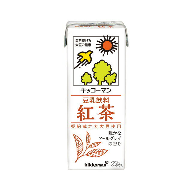 ◆キッコーマン 豆乳飲料 紅茶 200ml