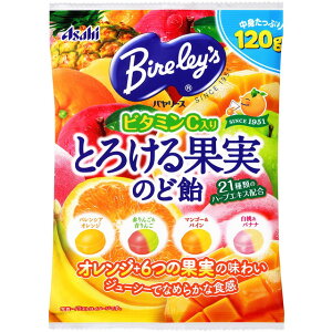 ◆バヤリースとろける果実のど飴 120G【6個セット】