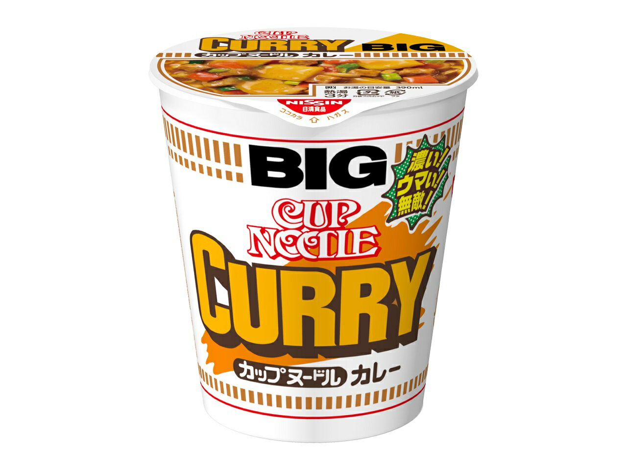 ◆日清 カップヌードルBIG カレー 120G【12個セット】