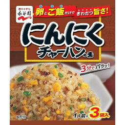 ◆永谷園 にんにくチャーハンの素 3袋入り【10個セット】