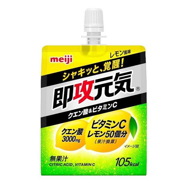 ◆明治 即攻元気 クエン酸＆ビタミンC レモン風味 180g【6個セット】