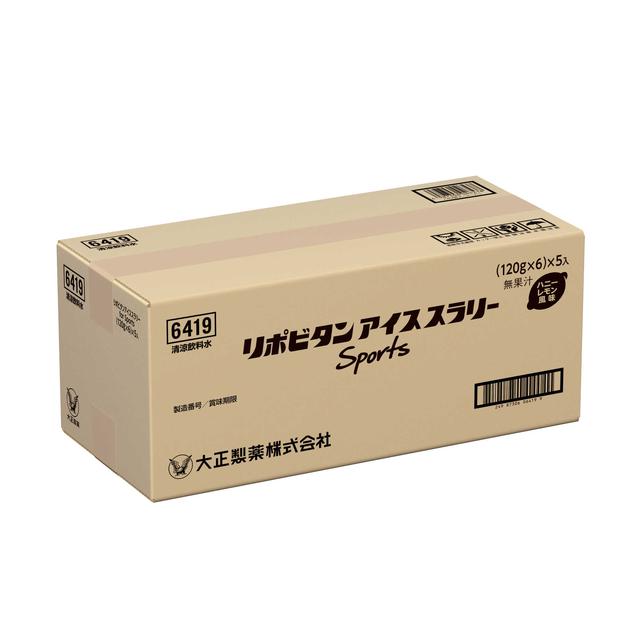 楽天サンドラッグe-shop◆大正製薬 リポビタン アイススラリー for Sports ハニーレモン風味 120g×30個入り