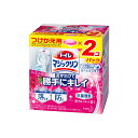 花王 トイレマジックリン 流すだけで勝手にキレイ エレガントローズの香り つけかえ 80g×2