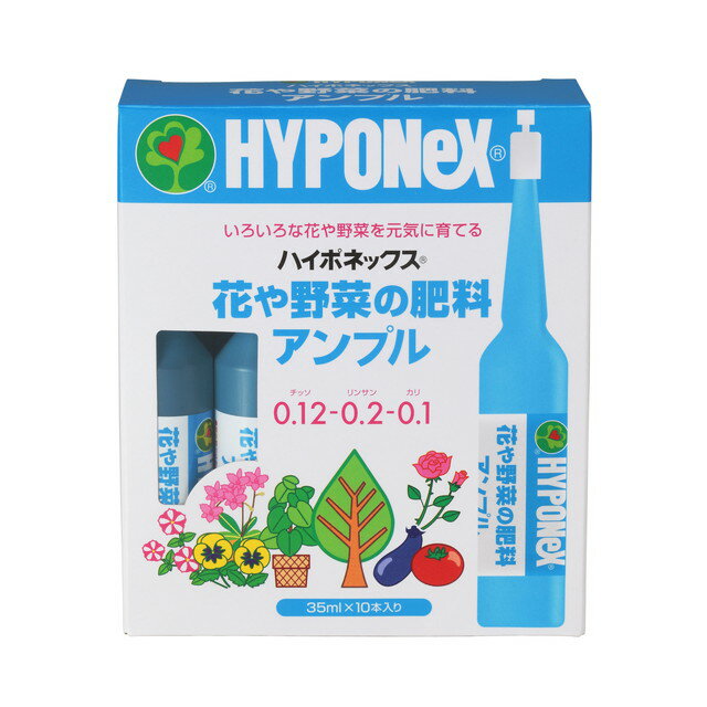 ハイポネックス ハイポ花と肥料の肥料アンプル 35ml×10Pのサムネイル