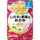 ◆ビーンスタークベビーフード 素材満菜 しらすと野菜のおかゆ 80g（7ヶ月〜）