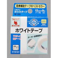 【定形外郵便で送料無料！】ニチバン ホワイトテープ ベージュ （12mmX9m）×4個