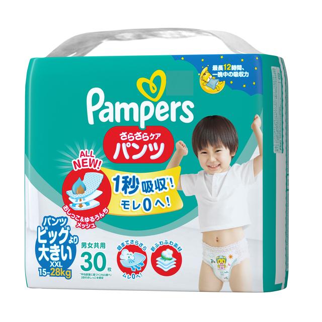 P＆G パンパース さらさらケアパンツ スーパ‐ジャンボ 30枚入【4個セット】