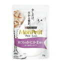 モンプチ プチリュクス パウチ まぐろのかにかま添え かつおだし仕立て 35g