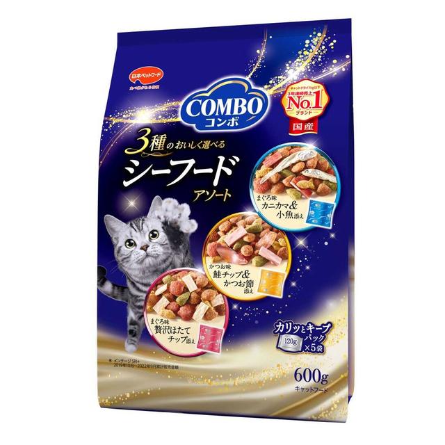 コンボ キャット シーフードアソート 600g