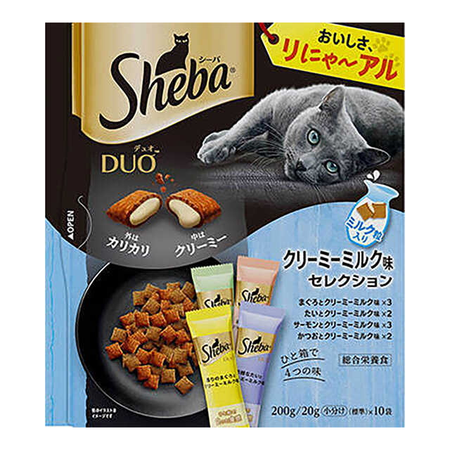 【ポイント10倍】シーバデュオ クリーミーミルク味セレクション 200g
