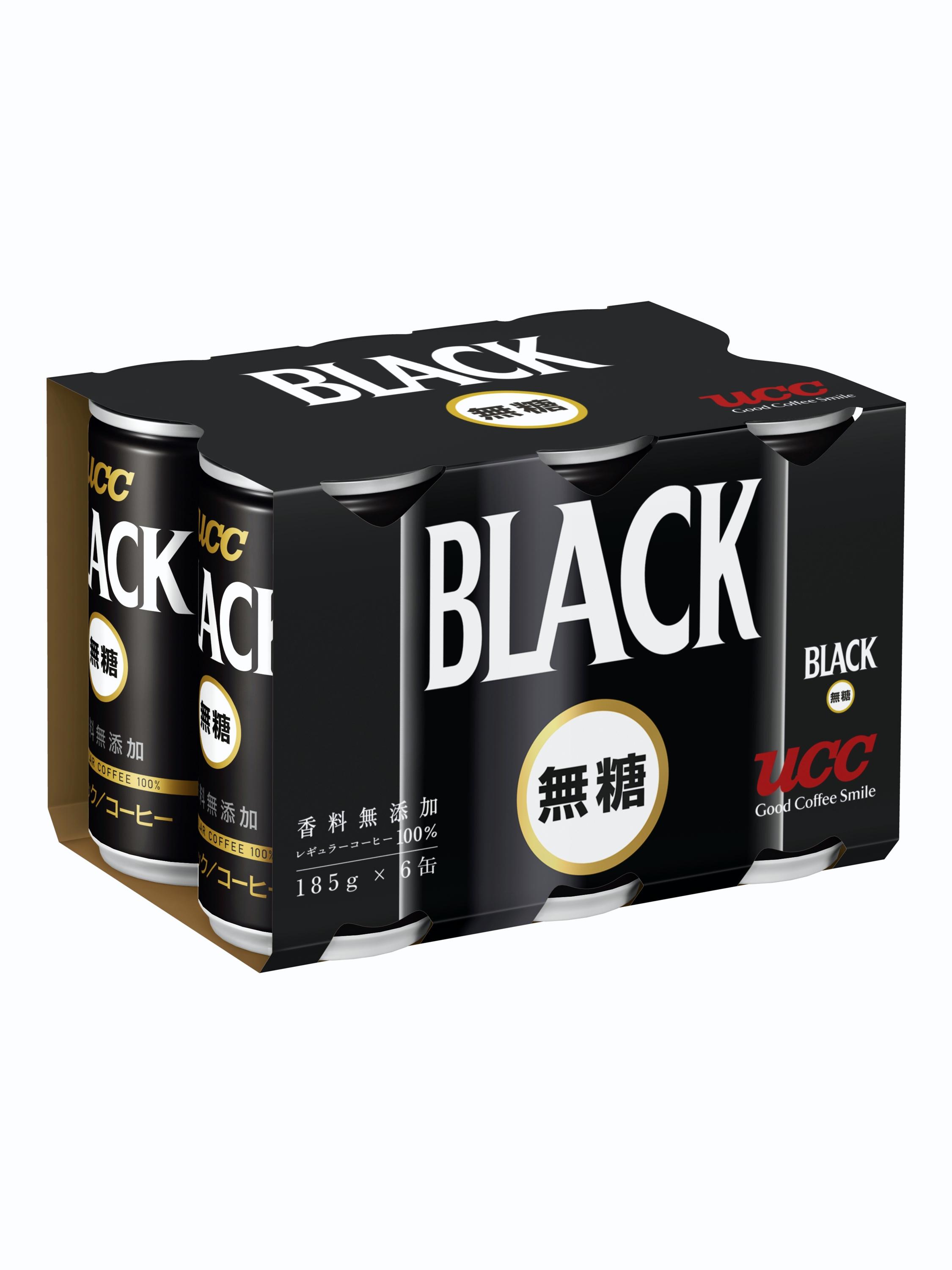 ◆UCCブラック無糖 185GX6缶【5個セット】