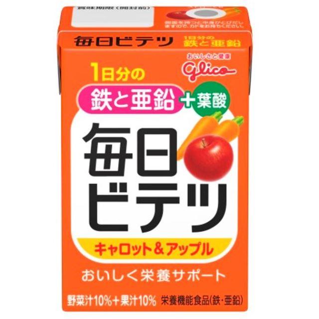 江崎グリコ 毎日ビテツ キャロット＆アップル 100ml 【15本セット】