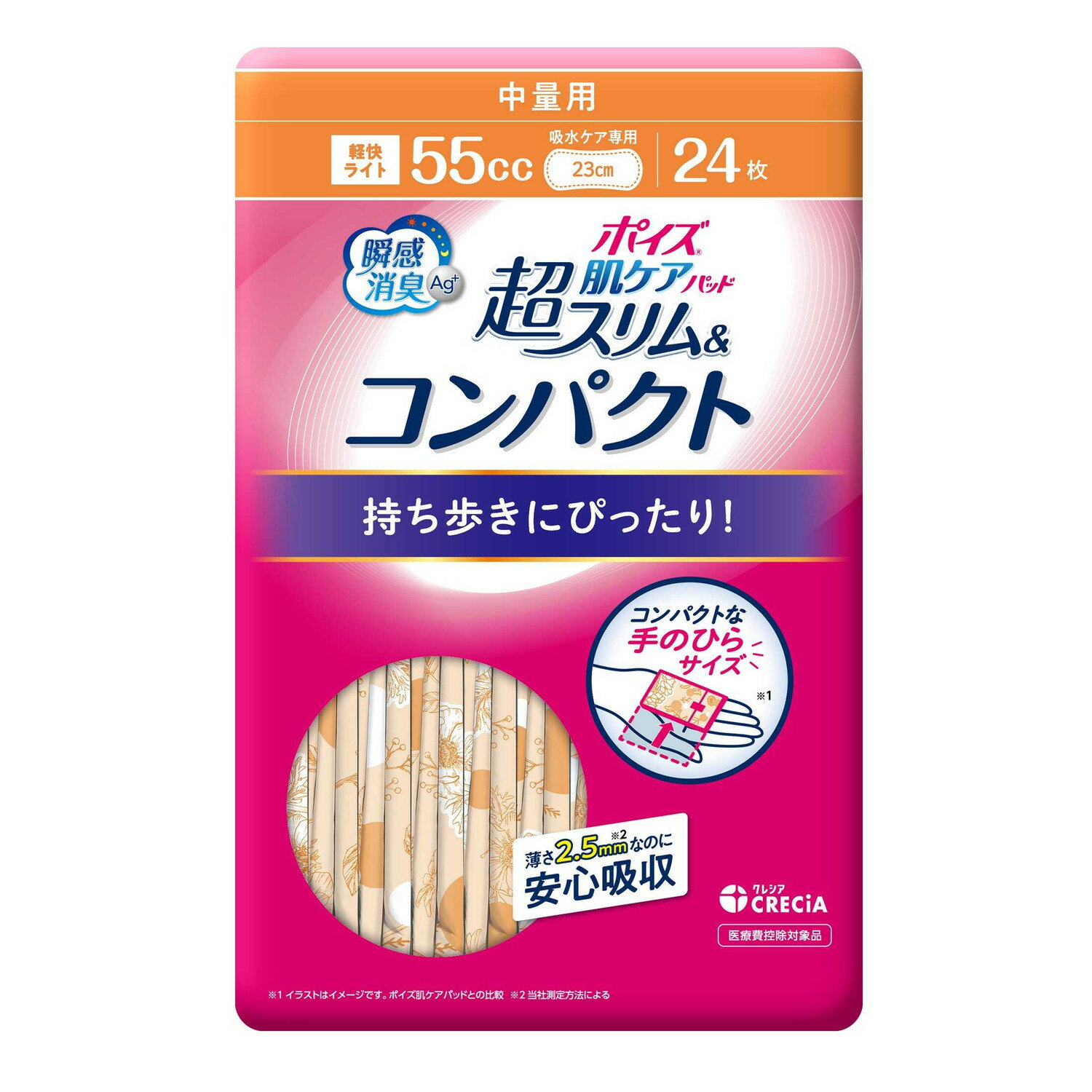 日本製紙クレシア ポイズ肌ケアパット 超スリム ...の商品画像