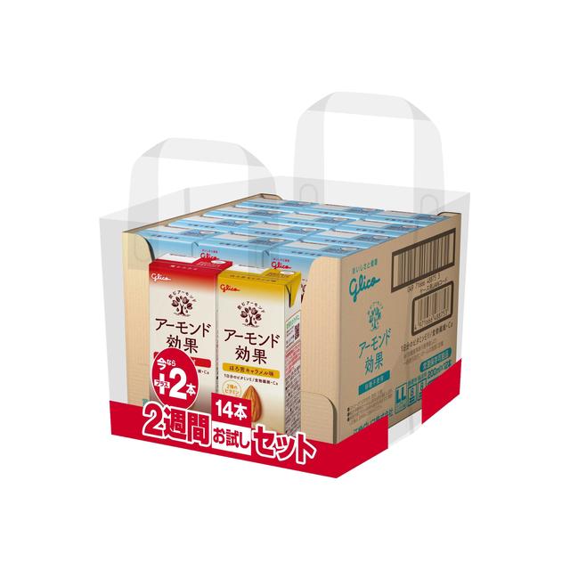 ◆【数量限定！】グリコ アーモンド効果 砂糖不使用 200ml 12本＋200ml×2本のサムネイル