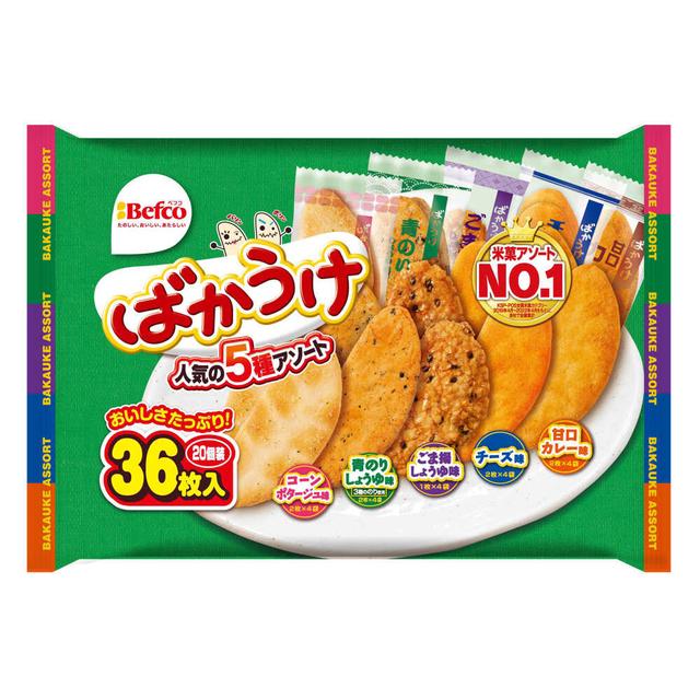 ◆栗山米菓 ばかうけアソート 36枚【10個セット】