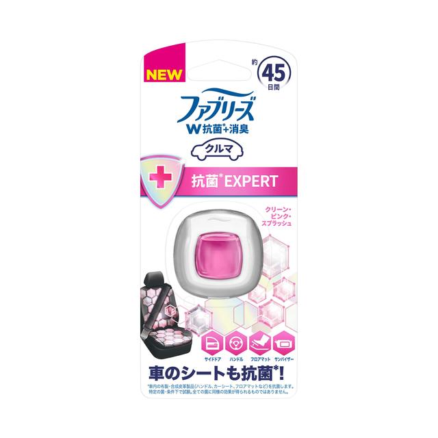 P&G ファブリーズ クルマ用 イージークリップ 抗菌 クリーンピンクスプラッシュ 2.2ml