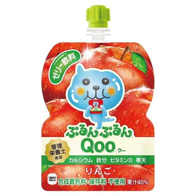 ◆コカコーラ ぷるんぷるん Qoo（クー） りんご 125g【6個セット】