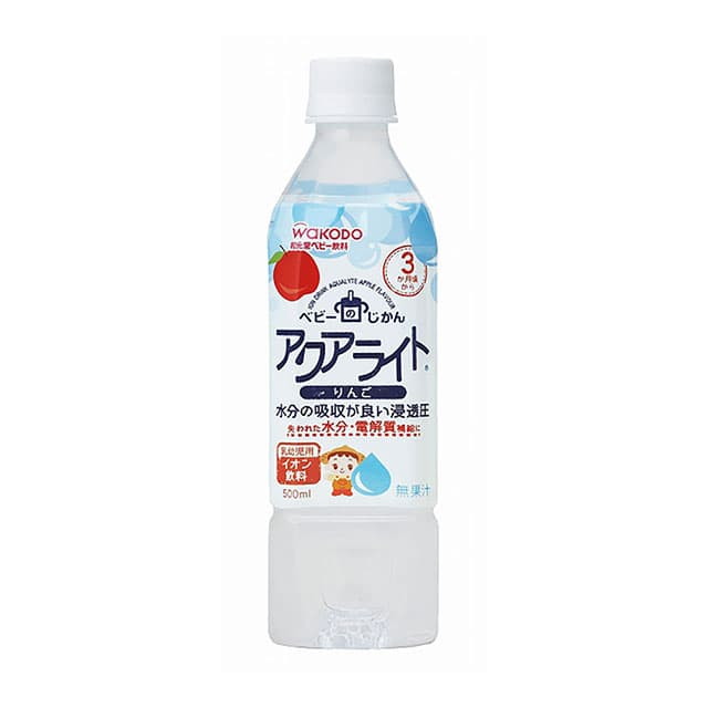 和光堂 ベビーのじかん アクアライト りんご 500ml 3ヶ月頃から 【24本セット】