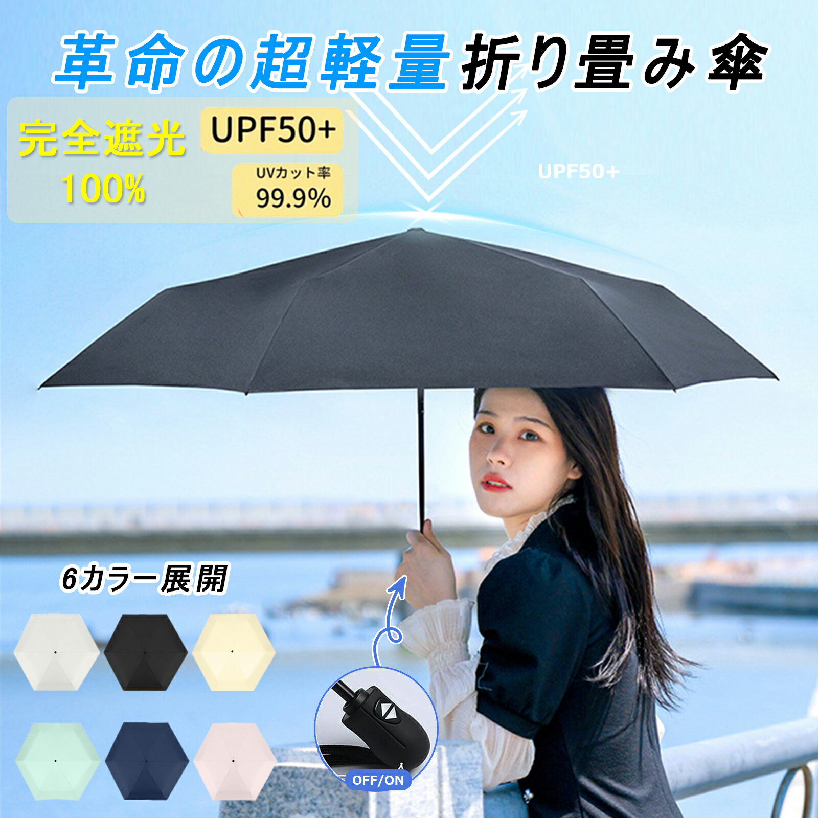 楽天サンドゥリー グッズ【本日全品10％off＆レビュー特典】日傘 uvカット 超軽量折りたたみ傘 超軽量畳み傘 ワンタッチ自動開閉 超コンパクト 傘 折り畳み日傘 紫外線遮断 耐風撥水 晴雨兼用 携帯便利 メンズ レディース 母の日プレゼント 母の日ギフト