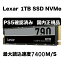 Lexar 1TB NVMe SSD PCIe Gen 44 ɹ: 7,400MB/s 񤭡6,500MB/s PS5ǧѤ M.2 Type 2280 ¢ SSD 3D NAND  LNM790X001T-RNNNG