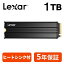 Lexar 1TB ҡȥ NVMe SSD PCIe Gen 44 Ǯդ ɹ: 7,400MB/s 񤭡6,500MB/s PS5ǧѤ M.2 Type 2280 ¢ SSD 3D TLC NAND 5ǯݾ LNM790X001T-RN9NG