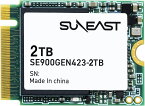 【ポイント10倍＋クーポン利用で3%OFF】SUNEAST 2TB NVMe SSD M.2 2230 PCIe Gen 4×4 最大読込: 5,000MB s 最大書き：4,500MB s Steam Deck Microsoft Surface 対応 国内3年保証 SE900GEN423-2T クーポン対象