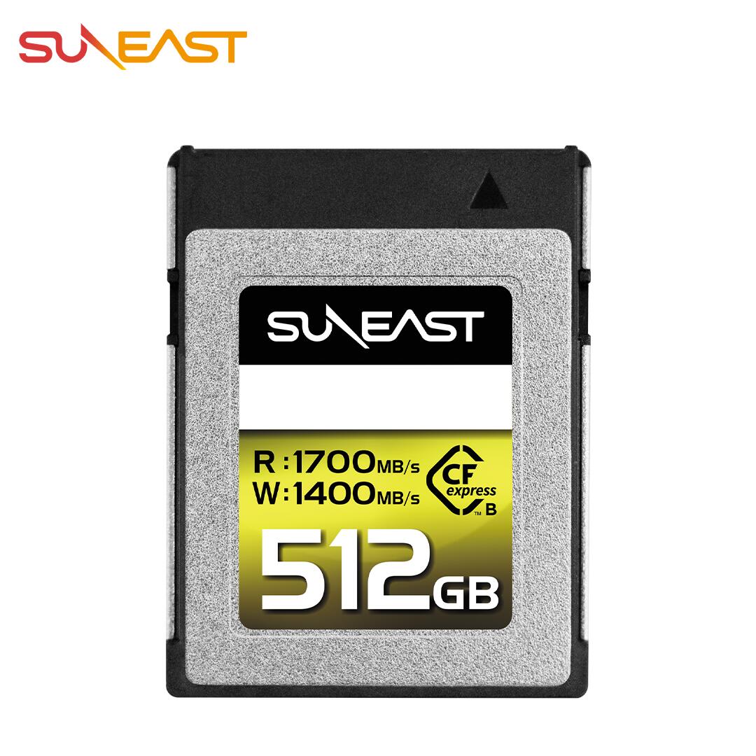 【期間限定価格】SUNEAST ULTIMATE PRO CFexpress Type B カード 512GB 大容量 最大読み取り速度1550MB sの高速パフォーマンス・高解像度連写に対応できる最大550MB sの書込み速度 SE-CFXB512B…