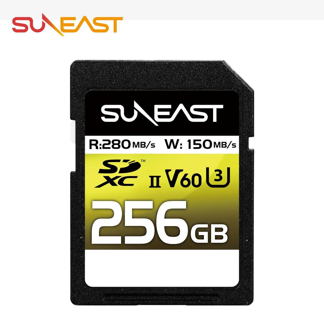SUNEAST SDXCカード 256GB UHS-II V60 最大280MB s U3 4K UHD ULTIMATE PRO プロフェッショナル メモリーカード SE-SDU2256GB280