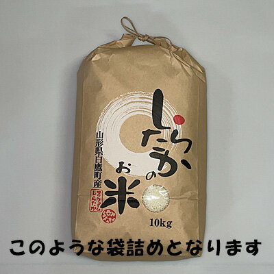 【令和5年産】【安定のおいしさ】山形の定番！はえぬき玄米10kg！【農家直送】【白鷹町産】