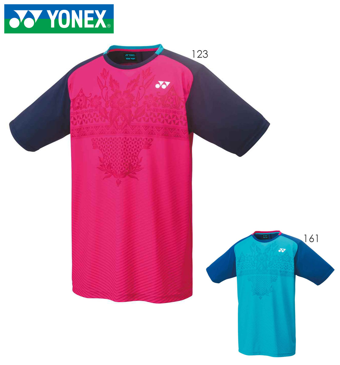 YONEX 10445J ジュニアゲームシャツ テニス・バドミントンウェア(ジュニア) ヨネックス 2022FW【メール便可/日本バドミントン協会審査合格品】