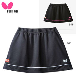 BUTTERFLY 52019 レティア・スカート/RERIA SKIRT(レディース) 卓球ウェア 2022春夏 【メール便可/ 取り寄せ】