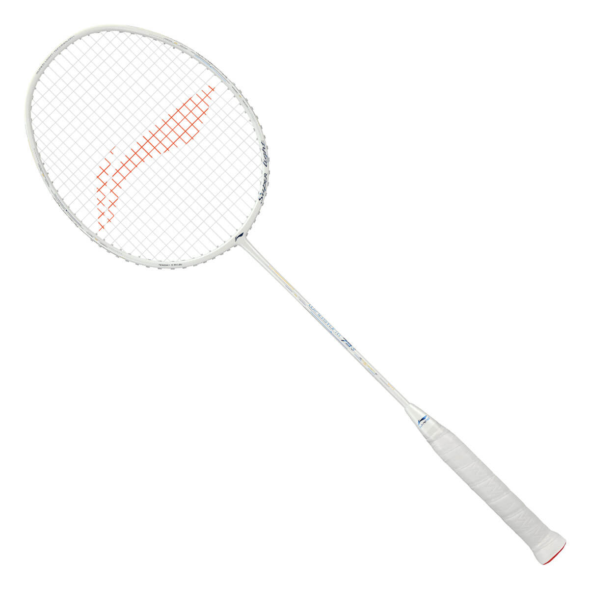 ラケットプロショップ SUNFASTのLI-NING WS79S WINDSTORM 79S 軽量 バドミントンラケット リーニン【日本バドミントン協会審査合格品/オススメガット＆ガット張り工賃無料】ホワイト5UG6｜アングル2