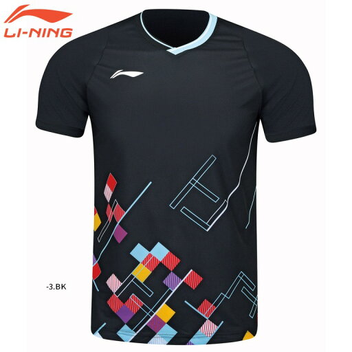 LI-NING AAYT057 ゲームシャツ バドミントンウェア(ユニ・メンズ) リーニン【日本バドミントン協会審査合格品/メール便可】 LI-NING AAYT057 ゲームシャツ バドミントンウェア(ユニ・メンズ) リーニン【日本バドミントン協会審査合格品/メール便可】