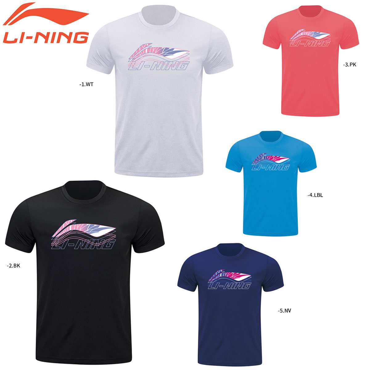 LI-NING AHST349 トレーニングシャツ バドミントンウェア(ユニ・メンズ) リーニン【メール便可】