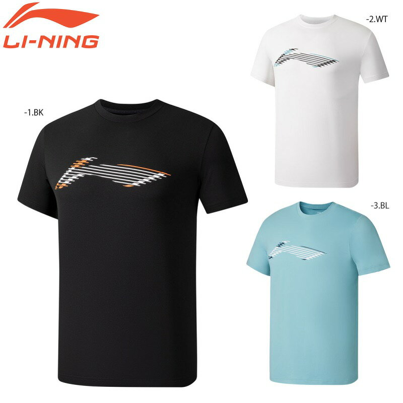 LI-NING ATSS605 トレーニングシャツ バドミントンウェア ユニ・メンズ リーニン【メール便可】