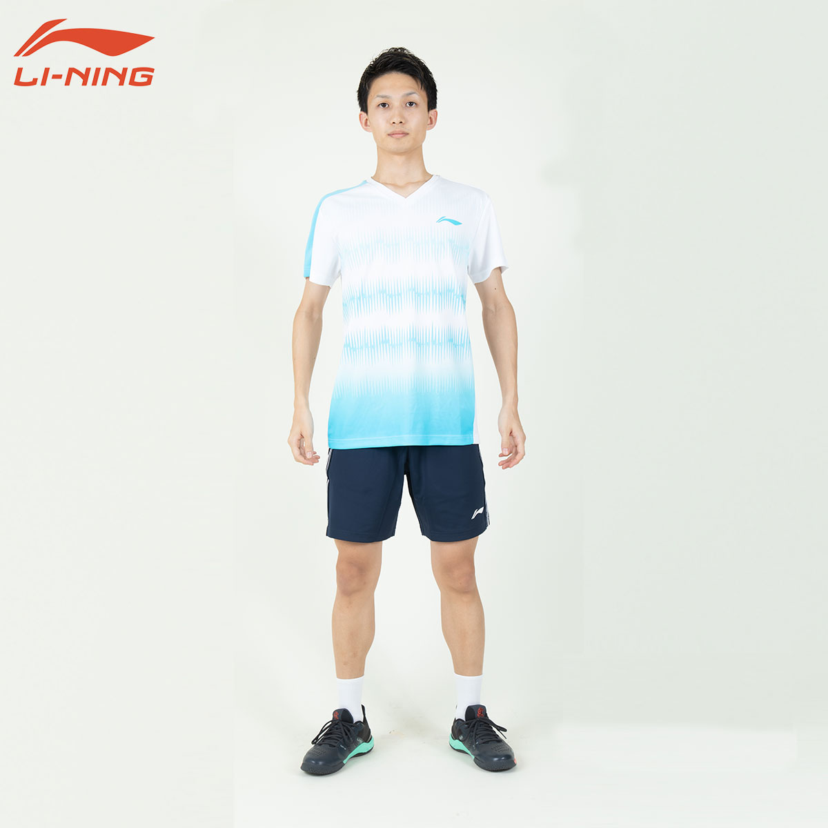 LI-NING AATT035 ゲームウェア バドミントンウェア(ユニ/メンズ) リーニン【日本バ...