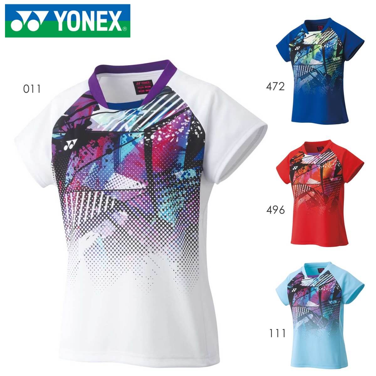 YONEX 20722 ウィメンズゲームシャツ トップス テニス・バドミントンウェア(レディース) ヨネックス 2023SS【日本バドミントン協会検定合格品/メール便可】