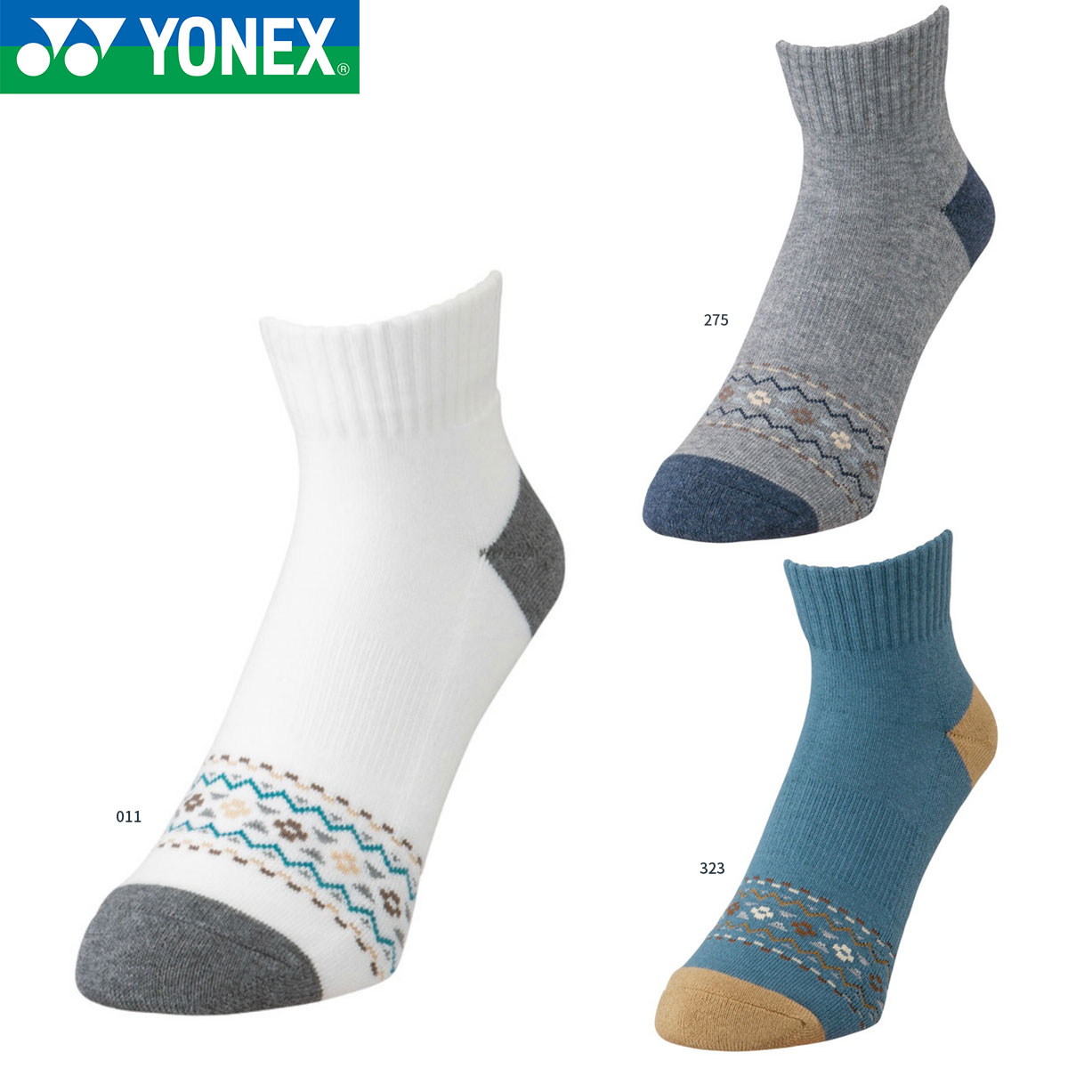 YONEX 19209Y メンズアンクルソックス バドミントンソックス(ユニ/メンズ) ヨネックス 2023SS【受注会限定/メール便可】