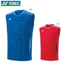 YONEX 10524 メンズゲームシャツ(ノースリーブ) バドミントンウェア(ユニ/メンズ) ヨネックス 2023FW【日本バドミントン協会審査合格品/メール便可】(4)
