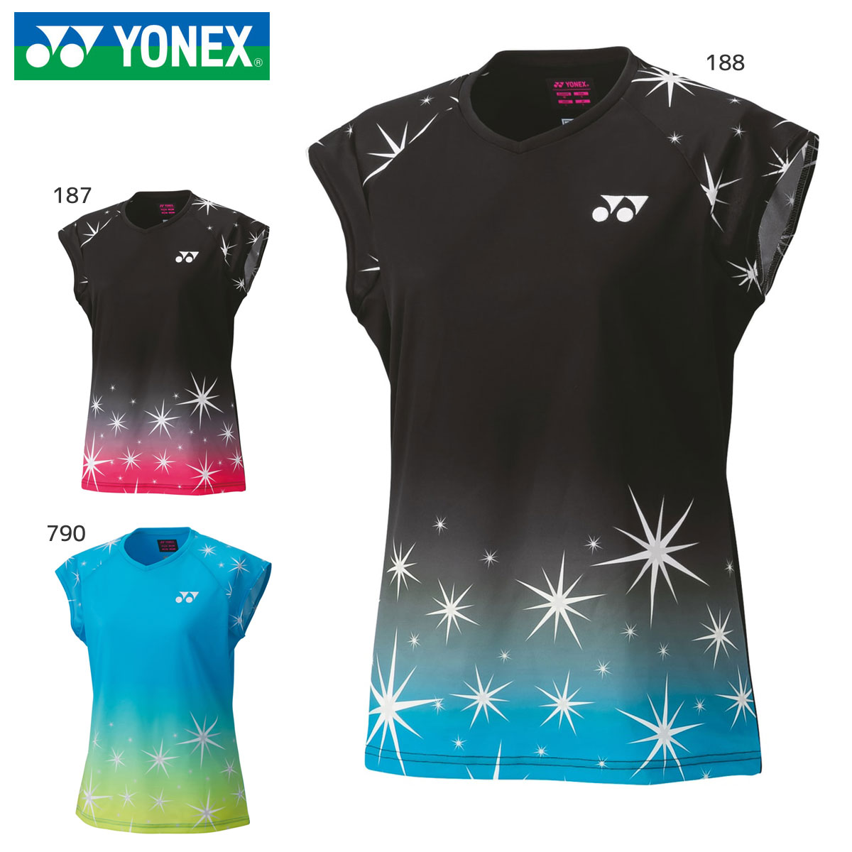 YONEX 20786Y ウィメンズゲームシャツ バドミントンウェア(レディース) ヨネックス 2023FW【日本バドミントン協会審査合格品/メール便可】