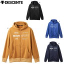 DESCENTE DMMWJF20 ウォームアップジャケット ライトスムーススウェット オーセンティックロゴ フルジップフーディー マルチトレ－ニング デサント