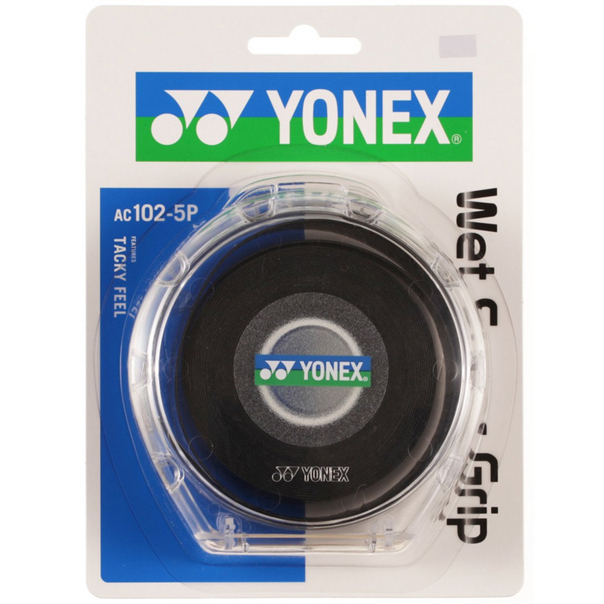 YONEX AC102-5P ウェットスーパーグリップ(5本入) グリップテープ バドミントン・...