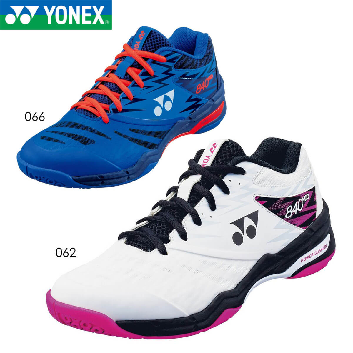 YONEX SHB840MD パワークッション 840ミッド バドミントンシューズ(ユニ/メンズ) ヨネックス 2024SS【日本バドミントン協会検定合格品】