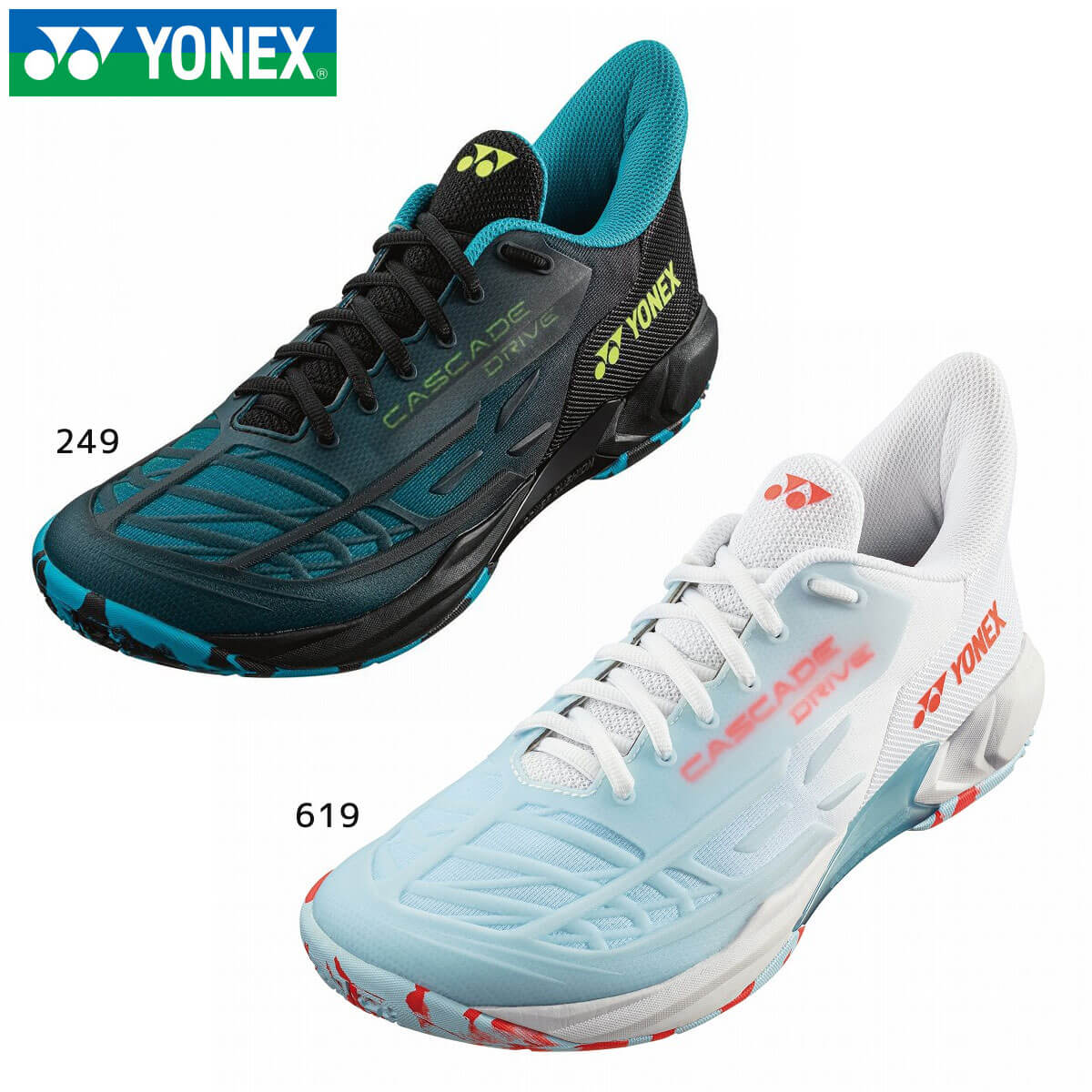 YONEX SHBCD2 パワークッションカスケードドライブ バドミントンシューズ(ユニ) ヨネックス 2024SS【日本バドミントン協会検定合格品】