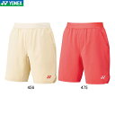 YONEX 15194 ユニハーフパンツ ウェア(ユニ・メンズ) バドミントン・テニス ヨネックス 2025SS【日本バドミントン協会審査合格品/メール便可】