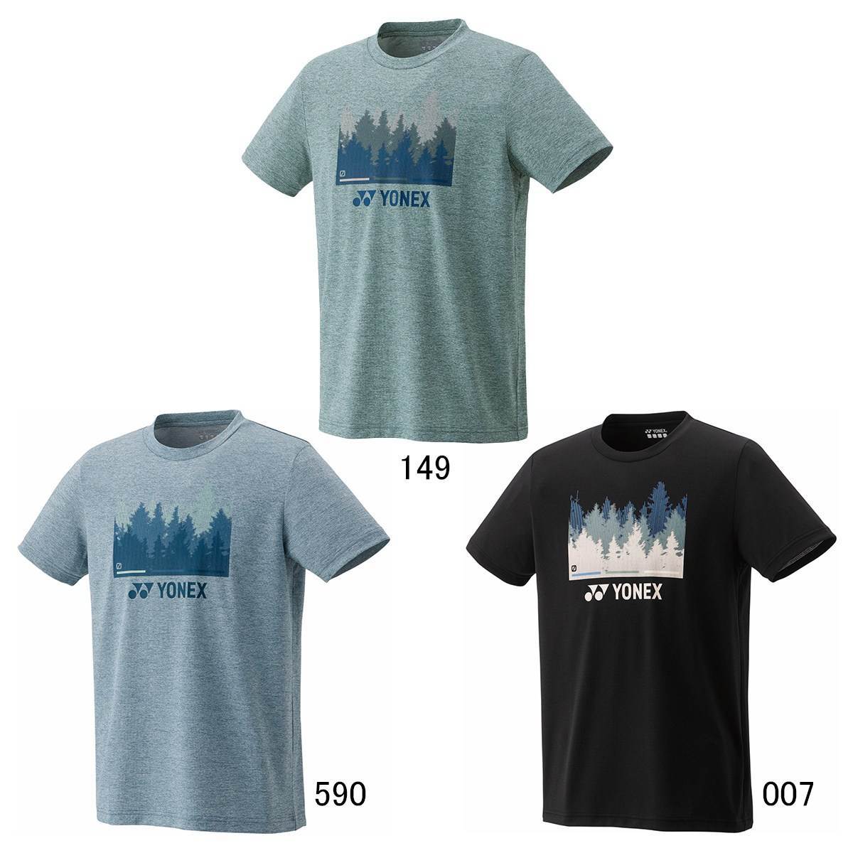 YONEX 16804 ユニドライTシャツ(フィットスタイル) ウェア(ユニ・メンズ) バドミン...