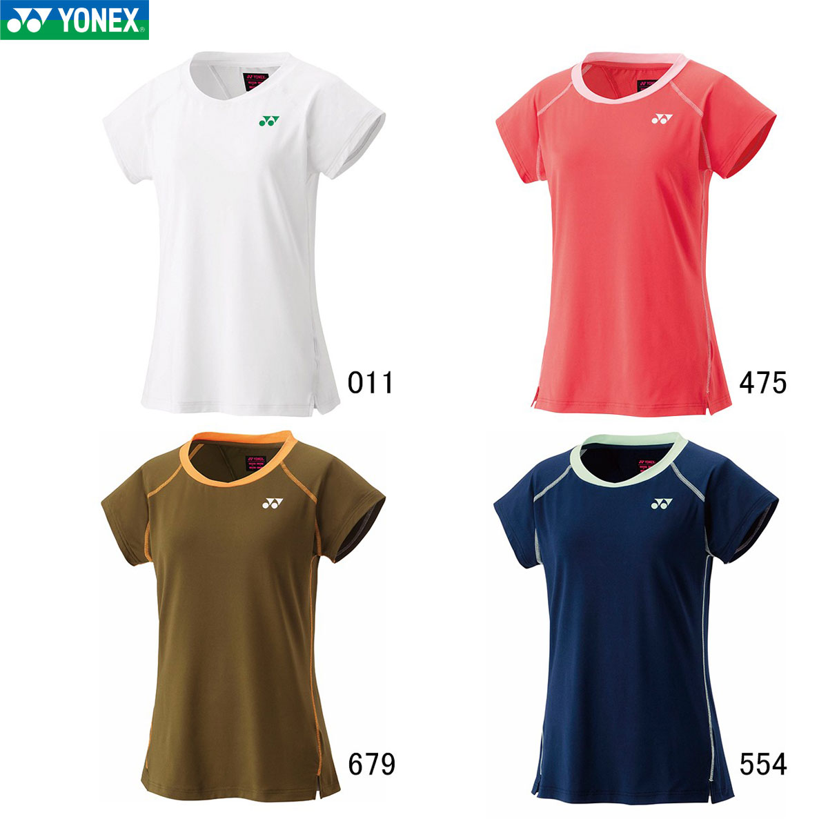乐天商城 - YONEX 20839 ウィメンズゲームシャツ ウェア(レディース) バドミントン・テニス ヨネックス 2025SS【日本バドミントン協会審査合格品/メール便可】