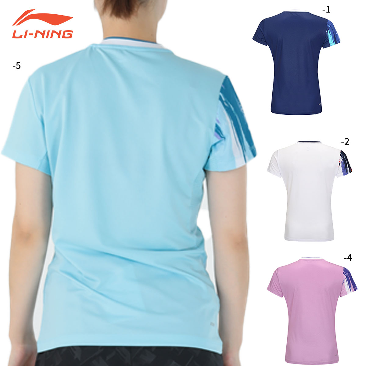 LI-NING AAYV048 ゲームウェア バドミントンウェア(レディース) リーニン【日本バドミントン協会審査合格品/メール便可】 2